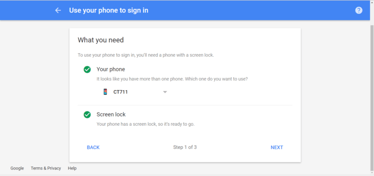 Gmail account login password